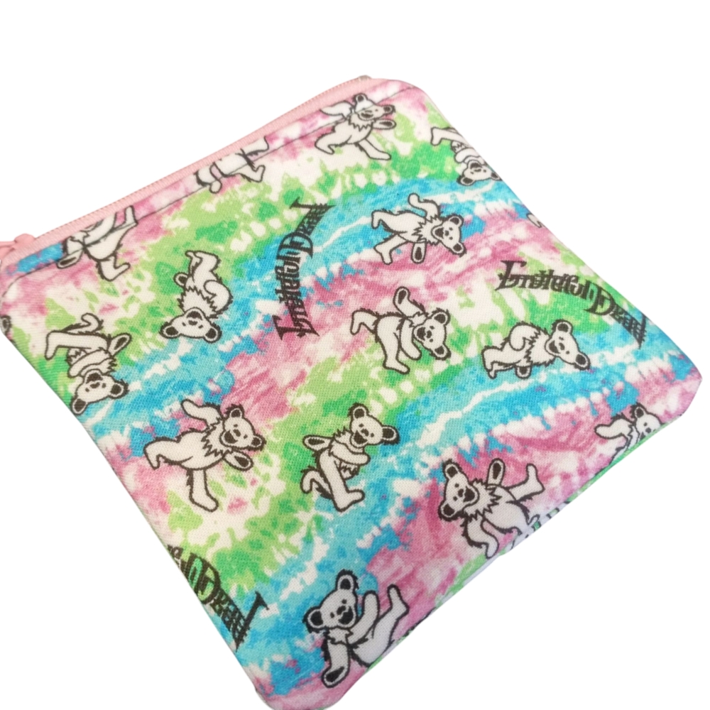 Grateful Dead Coin Purse Zipper Pouch